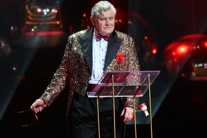 Miroslav Hanuš provázel udílením Cen Thálie.