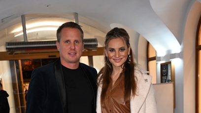 FOTO: Manželé David a Lenka Limberští na premiéře.