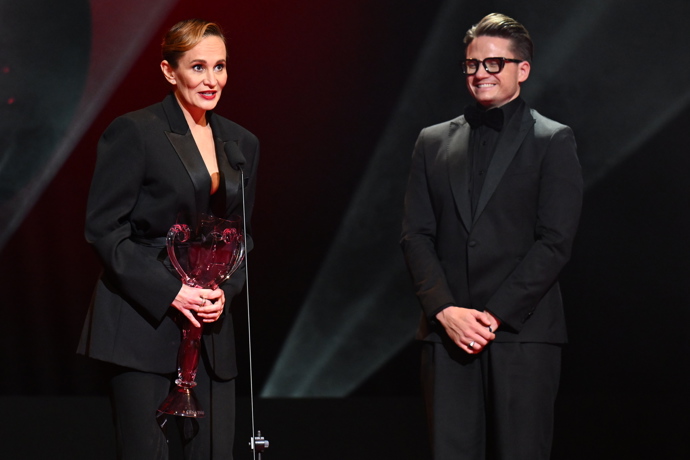 Monika Absolonová ten večer vypadala fantasticky. 