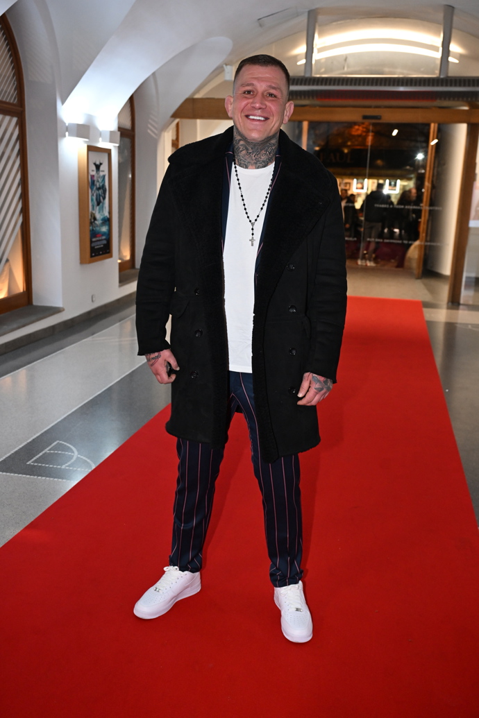 Václav Mikulášek na premiéře.