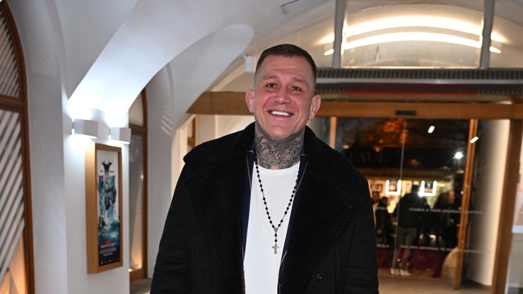 Václav Mikulášek na premiéře.