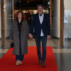 Jiří Babica s partnerkou. 