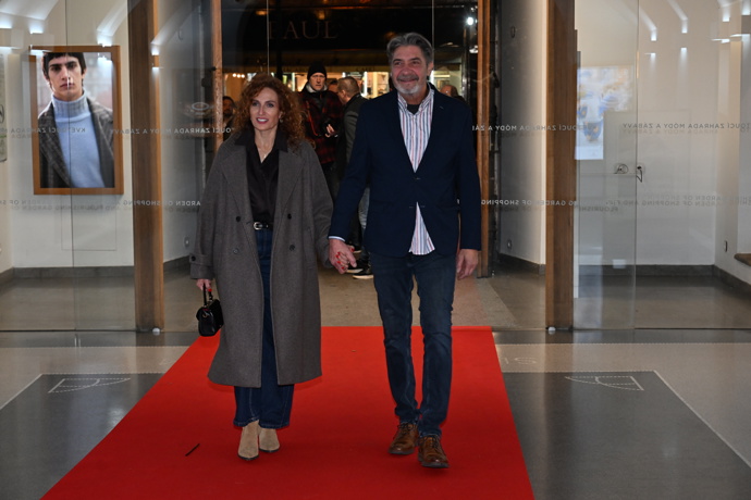 Jiří Babica s partnerkou. 