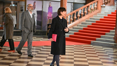 FOTO: Andrea Bartošková přišla na premiéru filmu Máma v pražské Lucerně.