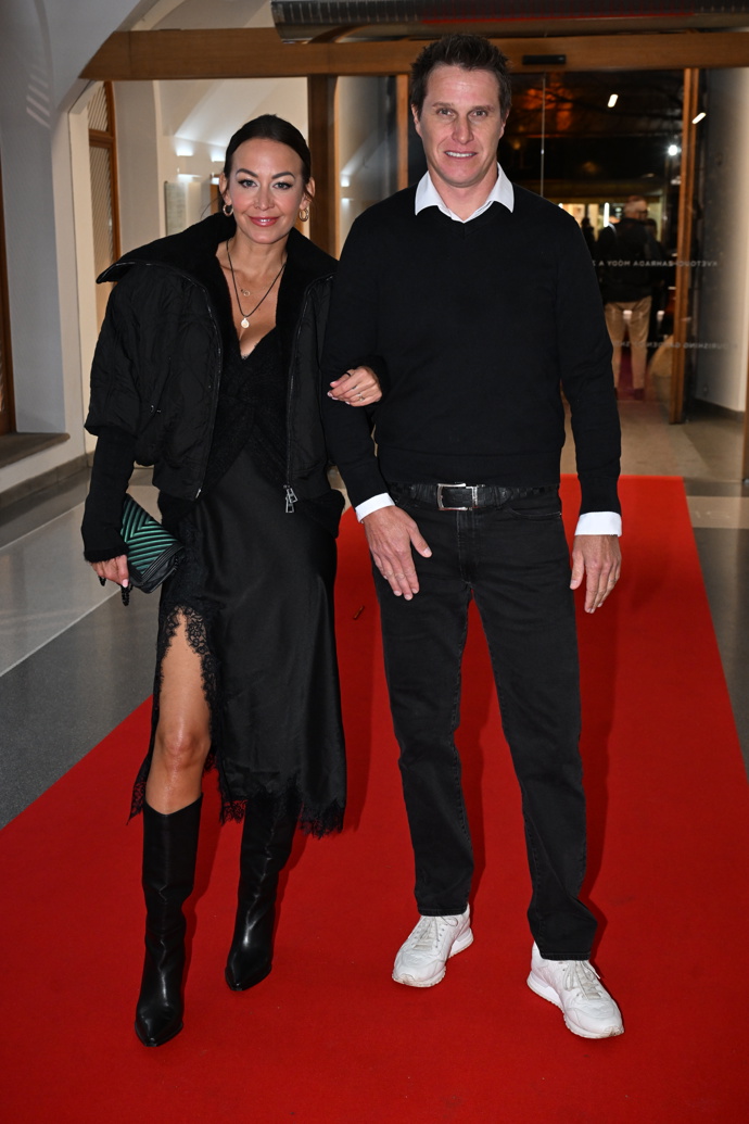 Agáta Hanychová se sladila s manželem Miroslavem Dopitou.