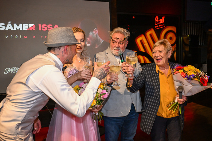 Jaroslava Obermaierová si užila večer. 