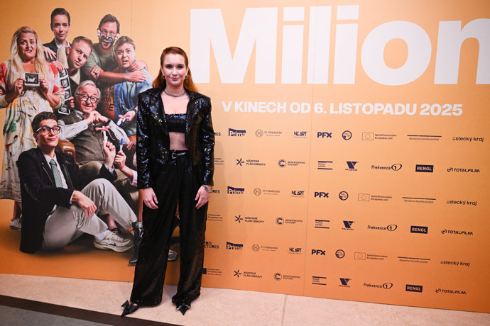Hvězda nové komedie Milion Denisa Nesvačilová.