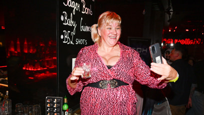 FOTO: Eva Poláčková na křtu videoklipu Sámera Issy.