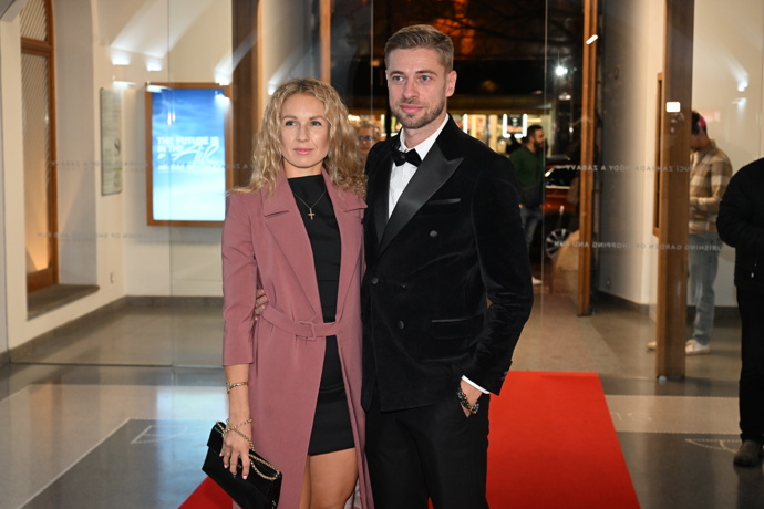 Petr Větrovský s partnerkou.