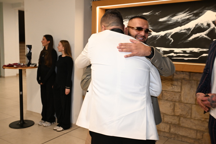 Tomáše přišel podpořit i rapper Rytmus.