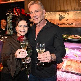 Martin Maxa a zpěvačka Mára.