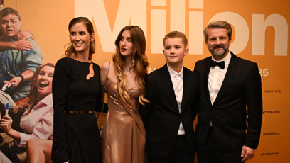 FOTO: Rozvedení manželé Bernášková a Merkner dorazili na premiéru spolu.