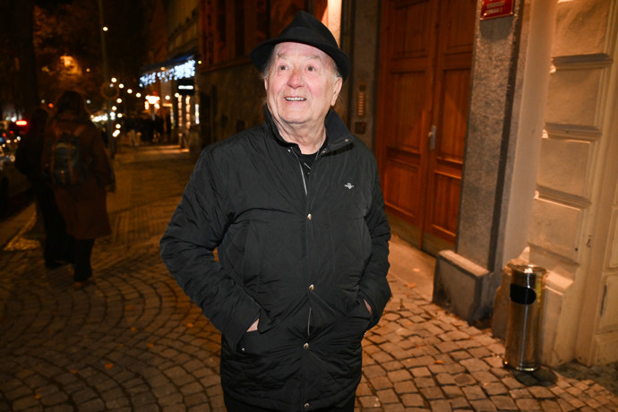 Legenda českého rocku na večírku pořadu Showtime.
