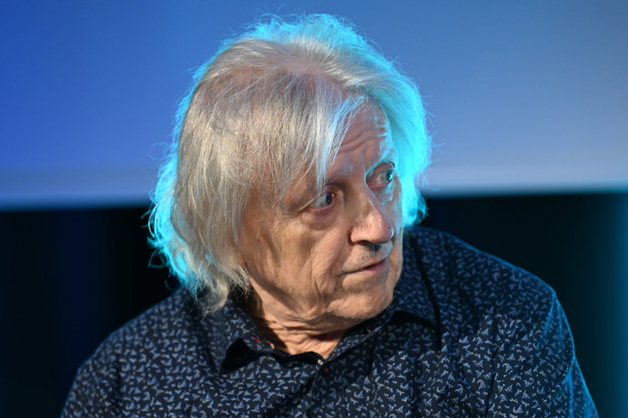 Václav Neckář na tiskové konferenci k vánočnímu koncertu s názvem Vánoce v O2 areně.