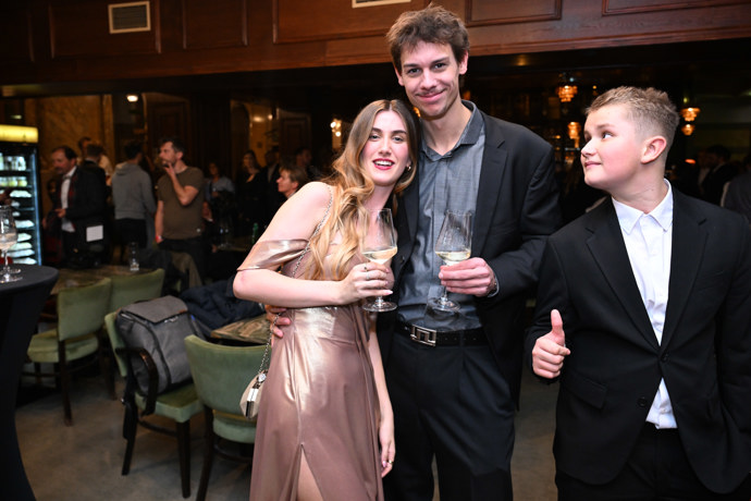 Justýna s přítelem.