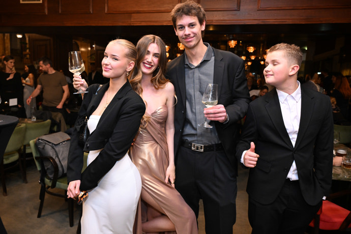 Herečka Justýna Drábková po premiéře filmu Milion.