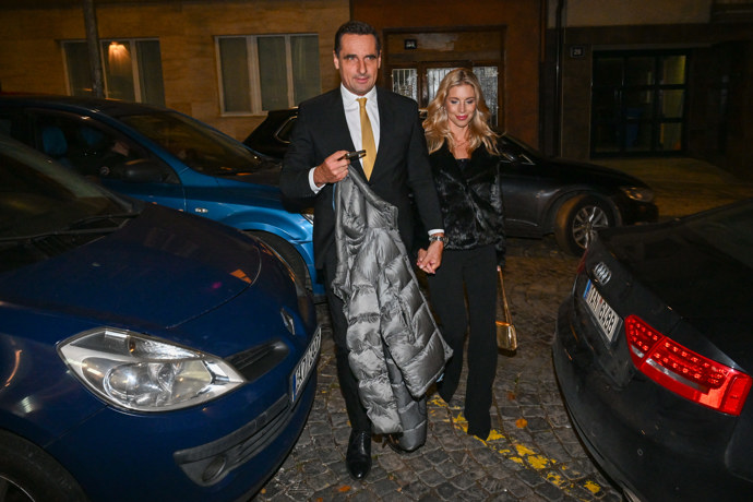 Roman Šebrle s partnerkou.