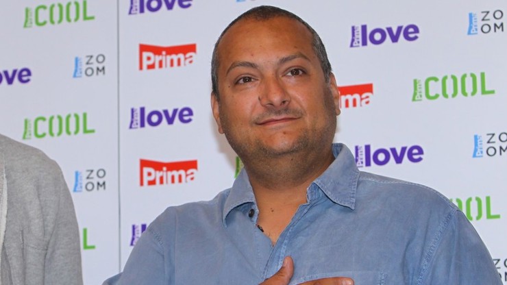 Moderátorská dvojice Patrik Hezucký a Leoš Mareš.