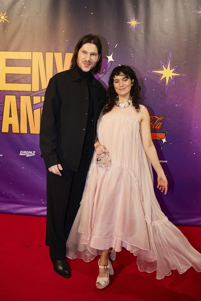 Marcell se svou partnerkou Lindou.