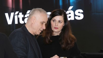 FOTO: Lukáš Vaculík s manželkou Luciou Kršákovou.