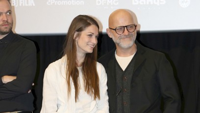 FOTO: Hynek Čermák s expartnerkou Veronikou na premiéře filmu Neporazitelní.