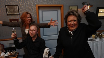 FOTO: Jiřina Bohdalová měla skvělou náladu.