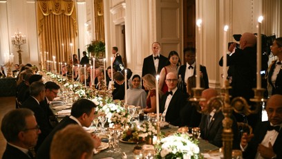 FOTO: Okázalá recepce v Bílém domě.