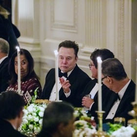 Nechyběl ani Elon Musk.