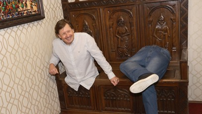 FOTO: Pavel Kožíšek ve svém muzeu.