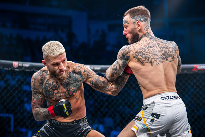 Radek Roušal během zápasu. 