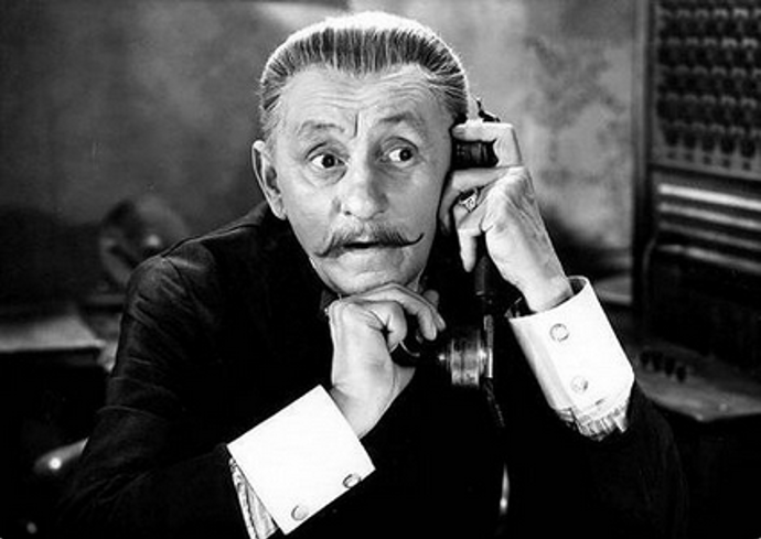 Vlastu Burianovi se zaslouženě přezdívalo "Král komiků". (snímek je z filmu Nejlepší člověk)