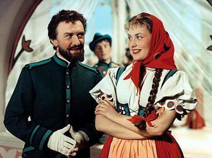 Herečka Eva Klepáčová se proslavila také jako Káča z pohádky Hrátky s čertem... (snímek pochází z pohádky Hrátky s čertem)