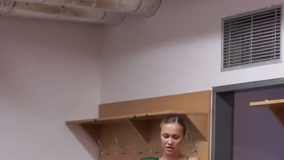 FOTO: Radek a Nela před zápasem.