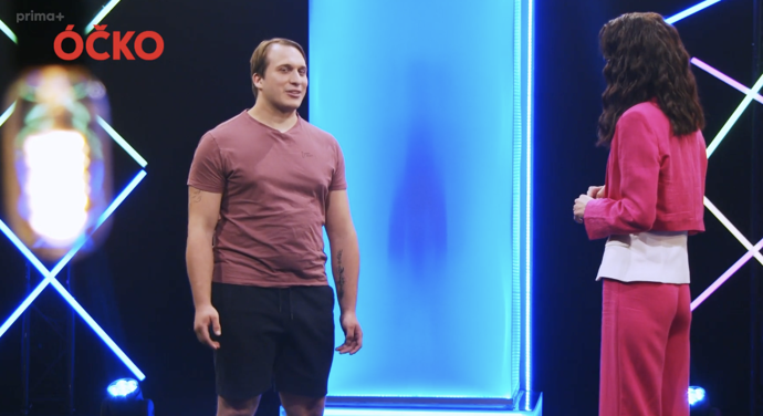Matěj z Opavy v pořadu Naked Attraction. 