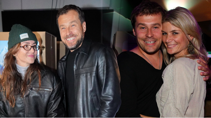 Poprvé spolu ve společnosti. Třeštíková po boku exmanžela Lutovské jen zářila 