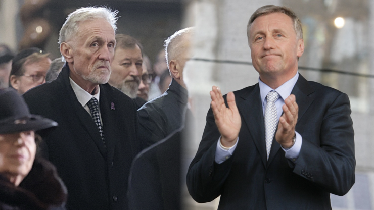 Strach o vážně nemocného Topolánka. Na pohřbu Duky vyděsil propadlými tvářemi i unaveným výrazem