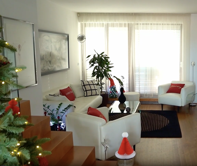 U Štefana Margity je krásně uklizeno a připraveno na vánoční svátky.