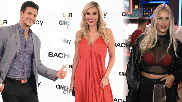 Divočina na promítání Bacheloru. 