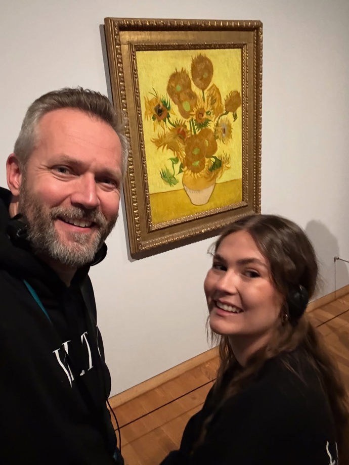 Ondřej Novotný vyrazil s dcerou do Amsterdamu.