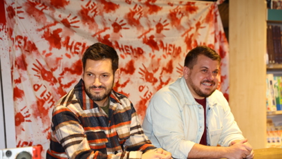 FOTO: Václav Janata a Jakub Kvasnička pokřtili svou knihu.