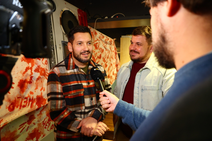 Václav Janata a Jakub Kvasnička během rozhovoru pro eXtra.cz.