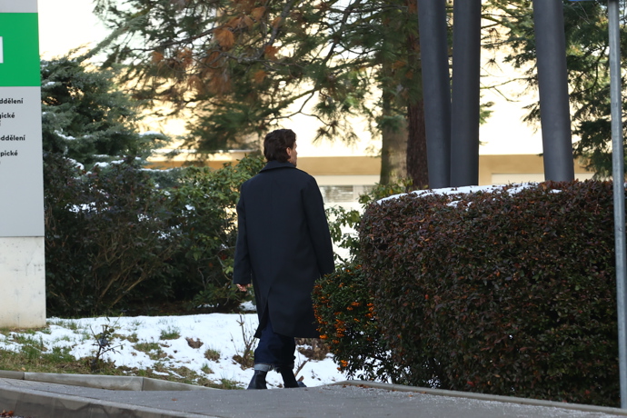 Moderátor Leoš Mareš.