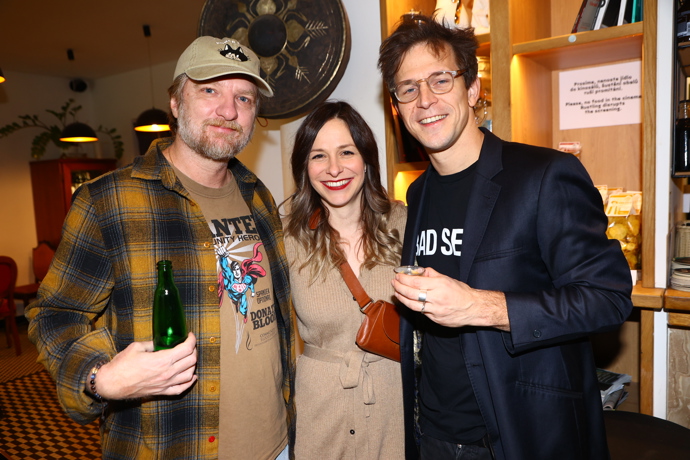 Veronika Khek Kubařová a Igor Orozovič na tiskovce k novému filmu Na horách.