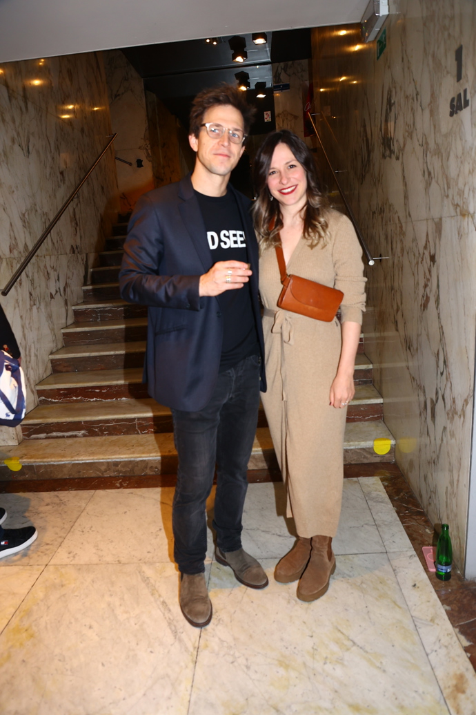 Veronika Khek Kubařová a Igor Orozovič na tiskovce k novému filmu Na horách.