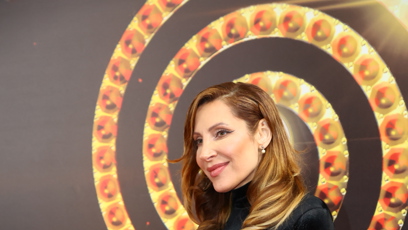 FOTO: Olga Lounová ukázala bříško v těsných šatech.