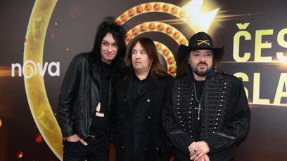 FOTO: Robert Kodym s kolegy z kapely Lucie.