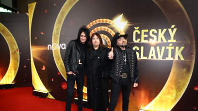 FOTO: Robert Kodym s kolegy z kapely Lucie.