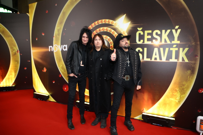 Robert Kodym s kolegy z kapely Lucie.