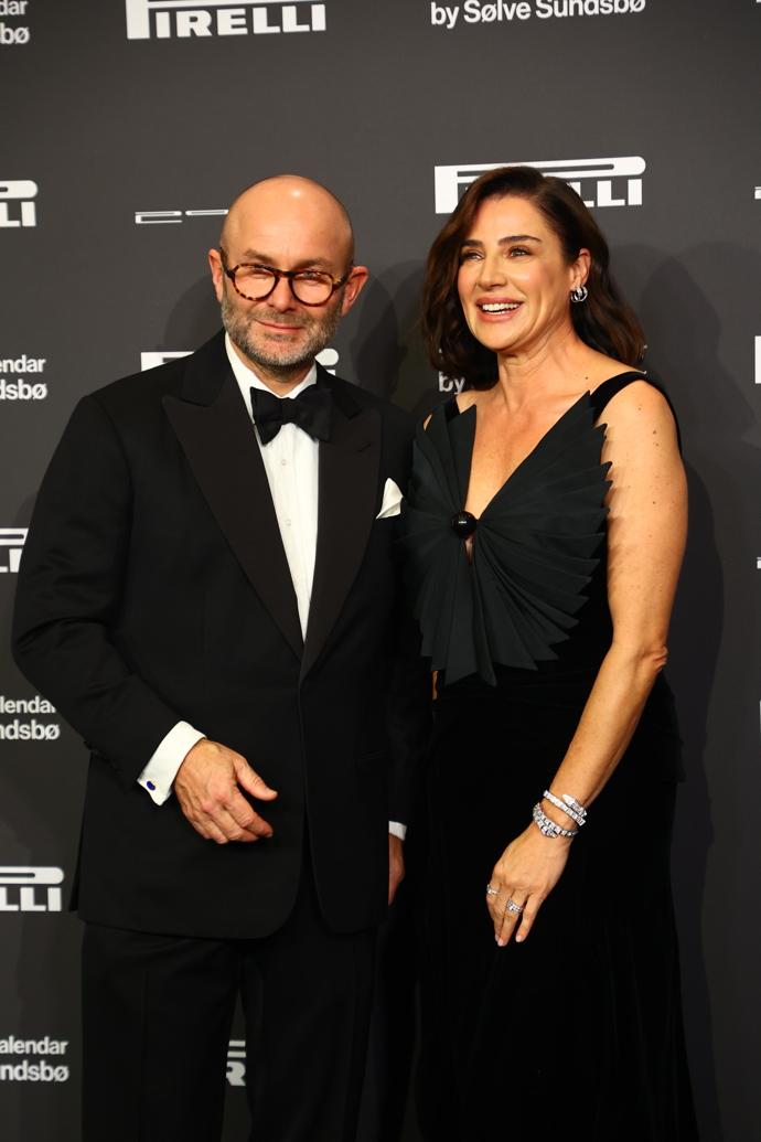 Slavné tváře na představení kalendáře Pirelli.