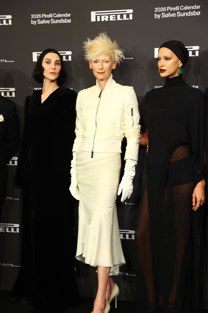 Susie Cave, Tilda Swinton a Irina Shayk.
